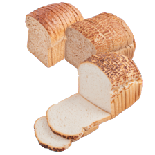 Bakkersbrood tijger of Ribbelbrood half
